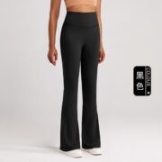 High-Waisted Butt-Lifting Yoga Flared Pants for Women--CK044 - Image 6