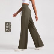 Athena Lulu Loose Straight-Leg Yoga Pants for Women--CK052 - Image 3