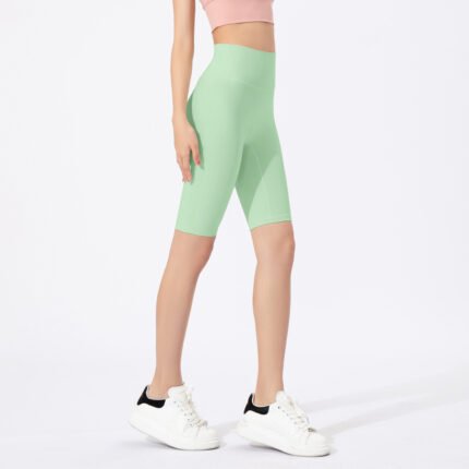 Stretchy Tight High-Waisted Yoga Shorts - 5-Inch Length--DK024