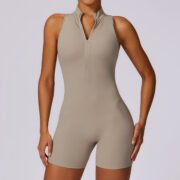 High-Impact Back-Flattering Naked-Feel Yoga Bodysuit--LT8594 - Image 3