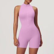 High-Impact Back-Flattering Naked-Feel Yoga Bodysuit--LT8594 - Image 2