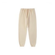 Fleece-Lined Thickened Hooded Sweatpants - Solid Color--SHW-371 - Image 10