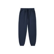 Fleece-Lined Thickened Hooded Sweatpants - Solid Color--SHW-371 - Image 4