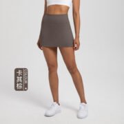 Women's Yoga Skirts - Slim-Fit, Lined Tennis Skirts--YJQ-07 - Image 4