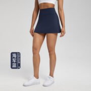 Women's Yoga Skirts - Slim-Fit, Lined Tennis Skirts--YJQ-07 - Image 2