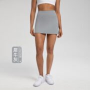 Women's Yoga Skirts - Slim-Fit, Lined Tennis Skirts--YJQ-07 - Image 3